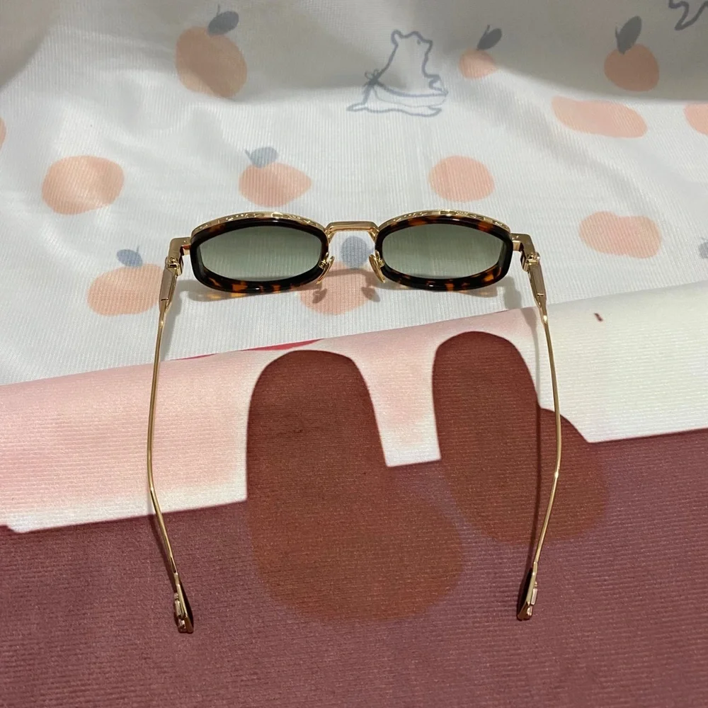 Jacques Marie Mage Gold & Tortoiseshell Sunglasses - Brown Lenses